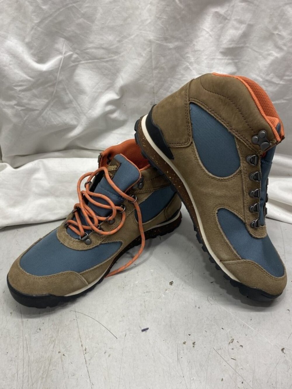 Danner US Men's Size 9 D 4.5" Jag Dry Hiking Boots Brown/Goblin Blue